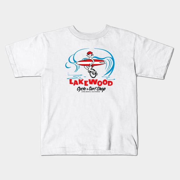 LAKEWOOD CAL Kids T-Shirt by BUNNY ROBBER GRPC